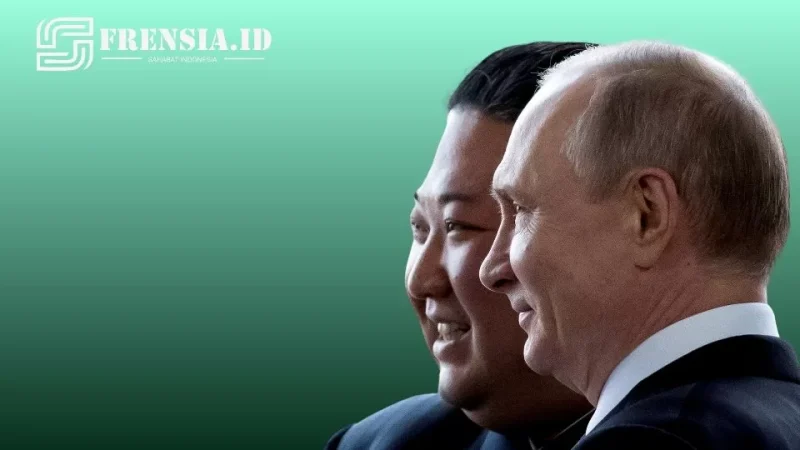 Ilustrasi gambar Kim Jong Un mengirim pesan ke Vladimir Putin sumber edit by elriyadh 
