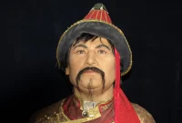 Ilustrasi wajah Genghis Khan (Sumber: Pixabay)