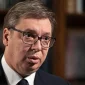 Ilustrasi gambar Presiden Serbia Aleksandar Vucic sumber media X