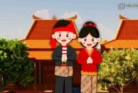 Ilustrasi: 4 Ornamen Rumah Tradisional Suku Madura, Hasil Akulturasi (Sumber: Istimewa)