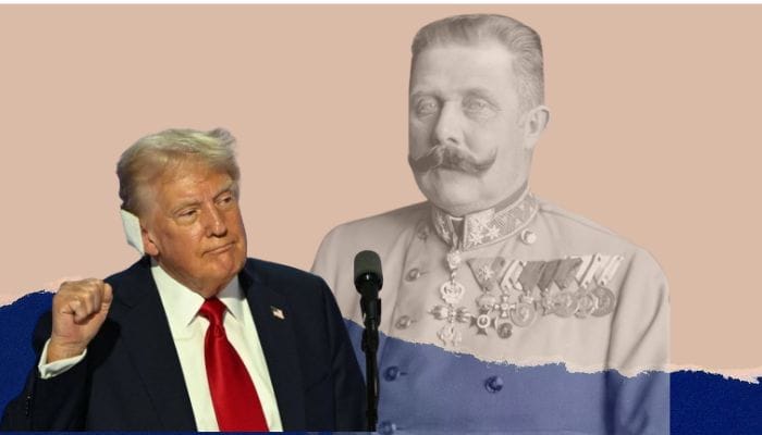 foto donald trump setelah menjalani perawatan medis