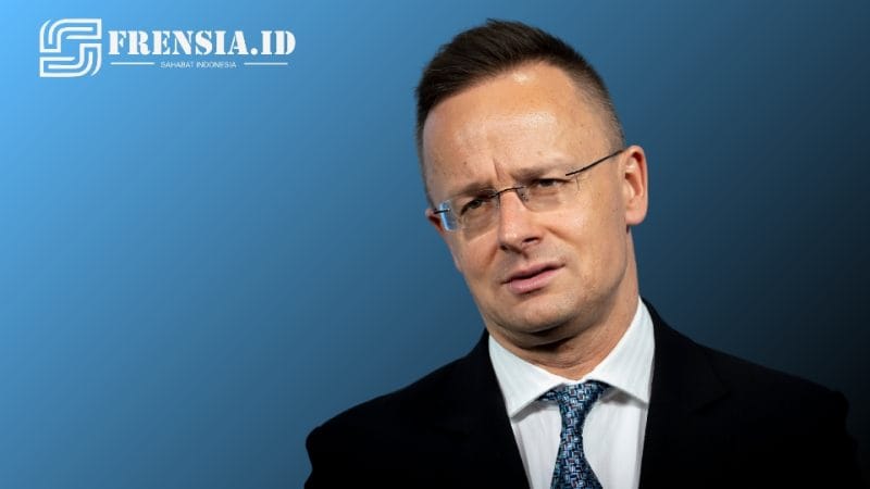 Ilustrasi gambar Peter Szijjarto Menteri Luar Negeri Hongaria sumber edit by elriyadh 