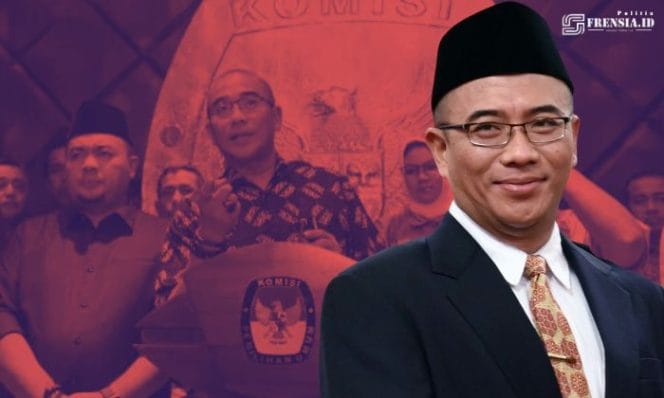 Gambar Hasyim Asy'ary Resmi Diberhentikan, Ada Indikasi Kegiatan KPU Berdasar Kepentingan Hasrat Seksual (Sumber: ilustrasi Frensia)