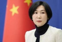 Ilustrasi gambar Juru Bicara Kementerian Luar Negeri Tiongkok, Mao Ning sumber media X 