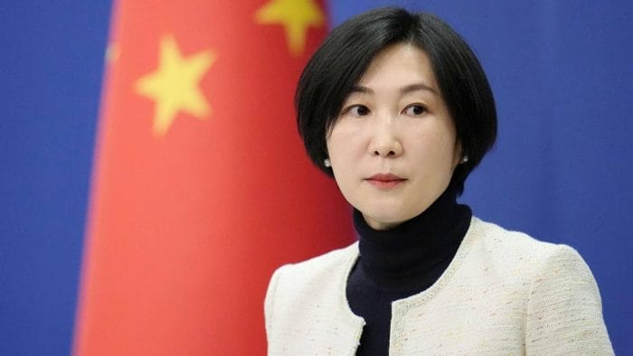 Ilustrasi gambar Juru Bicara Kementerian Luar Negeri Tiongkok, Mao Ning sumber media X 