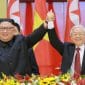 Ilustrasi gambar Kim Jong Un bersama Nguyen Phu Trong 
