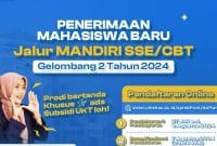 Ilustrasi gambar Penerimaan Mahasiswa Baru jalur UM Mandiri UIN KHAS Jember, sumber tangkapan layar IG uinkhasofficial