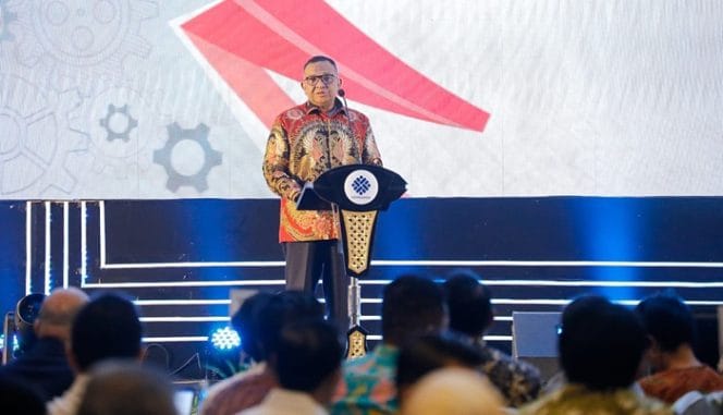Wakil Menteri Ketenagakerjaan saat peluncuran Permenaker Nomor 5 Tahun 2024 (Sumber: kemnaker.go.id)
