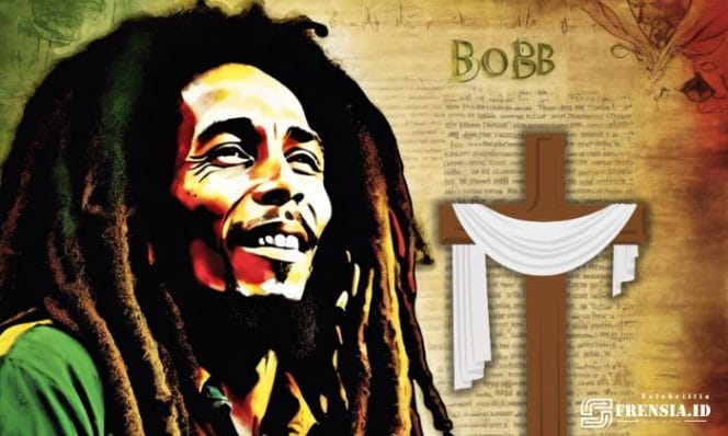 Gambar Nyata, Bob Marley Padukan Al Kitab Dan Rastafari Untuk Perlawanan (AI/Imam)