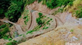 Gambar Pembangunan Transportasi Alas Bayur (Istimewa)