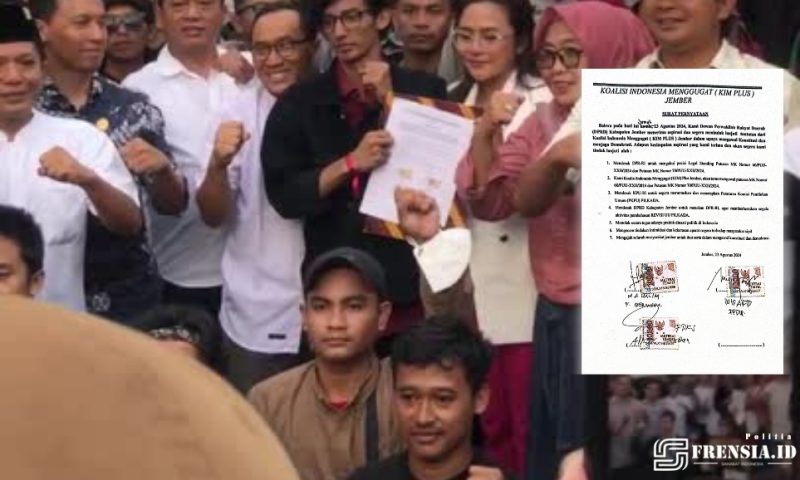 Gambar Disepakati, Tuntutan Aksi Di Jember Ditanda Tangani Sejumlah DPRD (sumber: Isitimewa)