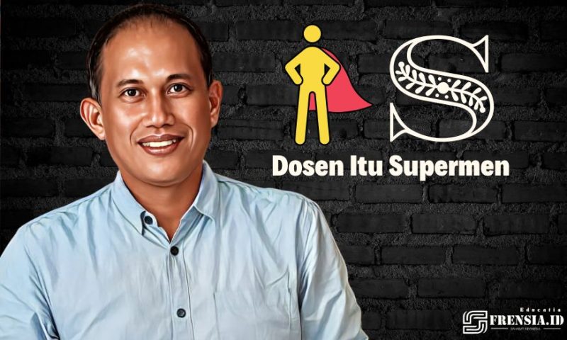Gambar Dosen Itu Supermen, Sebutan Prof Masduki Saat Menjabarkan Kondisi Perguruan Tinggi Saat ini (Sumber: Ilustrasi?Mashur Imam)