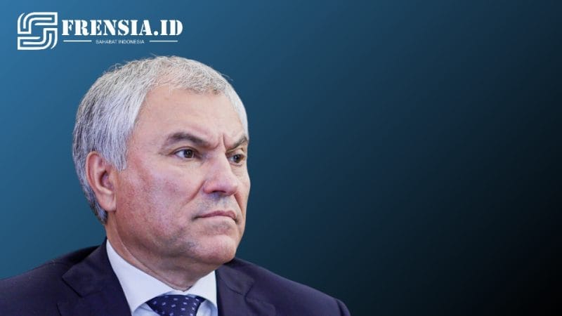 Ilustrasi gambar Vyacheslav Volodin Ketua Duma Negara Federasi Rusia sumber edit by elriyadh 