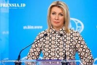 Ilustrasi gambar Maria Zakharova Juru Bicara Kementerian Luar Negeri Rusia sumber edit by elriyadh 