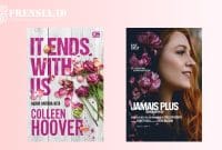 Ilustrasi gambar Novel It Ends with Us karya Colleen Hoover sumber edit by elriyadh 