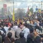 Ilustrasi gambar Aksi Tolak RUU Pilkada di DPRD Jember sumber Frensia 