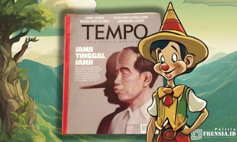 Gambar Ilustrasi Pinokio Pada Jokowi, Kata Banyak Akademisi Bukan Penghinaan (Sumber: Ilustrasi/Imam)