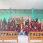 Mahasiswa KKN Posko 16 Universitas Muhammadiyah Jember - Tempursari, Kabupaten Lumajang. (Foto Istimewa/El-Yasini)