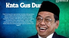 Gambar Kata Gus Dur, Perdebatan Aneh Kiai Sudah Terjadi Sejak Dulu (Sumber: Ilustrasi/ Mashur Imam)