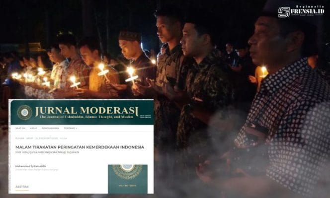 Gambar Malam Tirakatan Mlangi, Tradisi Yang Satukan Agama dan Negara (Sumber: Istimawa)