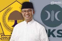 Gambar Riset Anies Baswedan! Sebut PKS Islamis Dan Golkar Sekuler (Sumber; Ilustasi Mashur Imam)