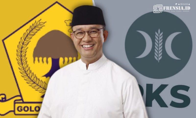Gambar Riset Anies Baswedan! Sebut PKS Islamis Dan Golkar Sekuler (Sumber; Ilustasi Mashur Imam)