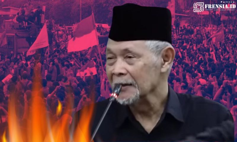 Gambar Tangis Gunawan Muhammad, DPR Yang Melawan Konstitusi Harus Dibubarkan (Sumber: Ilustrasi/Frensia)