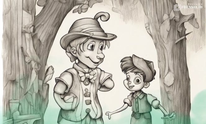 Gambar Terjemahan Cerita Pinokio, Ternyata Masih Bias Gender (Sumber Ilustrasi/Mashur Imam)