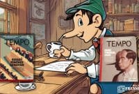 Gambar Viral Kembali Ilustrasi Pinokio, Berhubungan Dengan Perilaku Politik (Sumber: Ilustrasi/Imam)