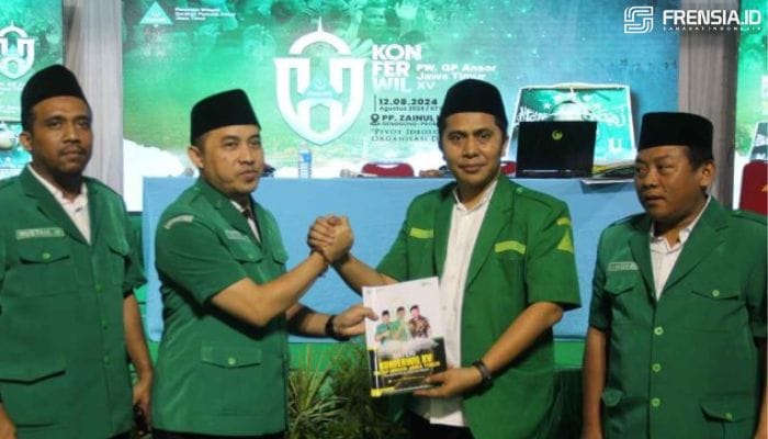 foto Musaffa Safril terpilih sebagai ketua gp ansor jawa timur periode 2024-2029