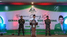 sambutan kyai zainil ghulam di acara konfercab gp ansor Kencong.