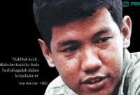 sisi lain dari sosok soe hok gie (Ilustrasi/Arif)