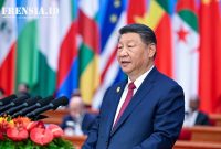Ilustrasi gambar Xi Jinping Presiden Tiongkok sumber edit by elriyadh 