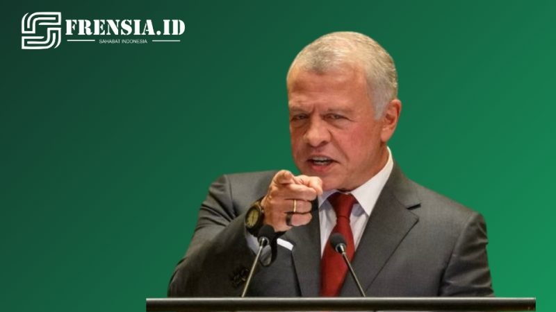 Ilustrasi gambar Raja Yordania Abdullah II bin Al-Hussein sumber edit by Frensia 