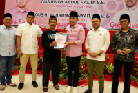 Deklarasi Relawan Gotong Royong (GR) untuk pemenangan Gus Fawaid pada Pilkada Jember - Foto Istimewa (Sam Ridwan/Frensia.id)