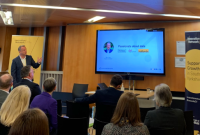 Mark Taylor CEO Automated Analytics saat rapat kolaborasi tentang risetnya 
