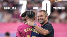 Gambar Menggila! Barcelona Pesta Gol, Hansi Flick Mulai Torehkan Sejarah Baru (sumber frensia Imam)