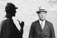 Gambar Sir Arthur Conan Doyle, Penulis Novel Shelock Holmes Terbukti Angkat Fakta Jadi Fiksi