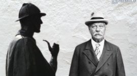Gambar Sir Arthur Conan Doyle, Penulis Novel Shelock Holmes Terbukti Angkat Fakta Jadi Fiksi