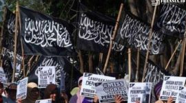 Gambar Survey Membuktikan: Walau Bubar, Ide HTI Ternyata Masih Hidup (sumber: Tribuns Foto)