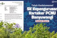 Gambar Telah Kadaluwarsa! SK Kepengurusan Kartaker PCNU Banyuwangi Disorot (Sumber: Grafis Frensia)