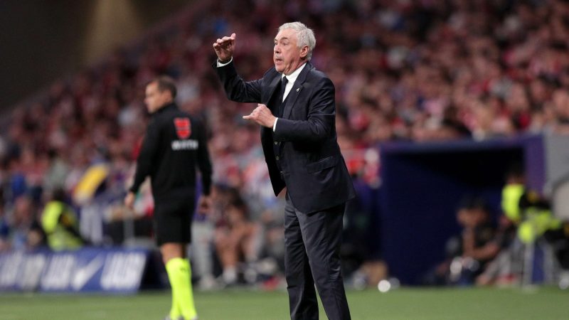 Tiga Poin untuk Real Madrid Buyar, Carlo Ancelotti Kecewa (Sumber foto: goal.com)