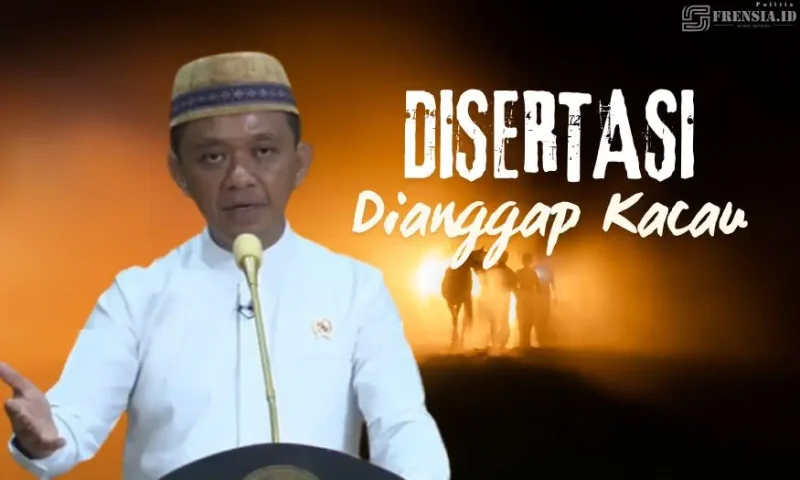 Gambar Walau Bahlil Telah Dikukuhkan Jadi Doktor, Sejumlah Pakar Anggap Disertasinya Kacau (Grafis/Imam)