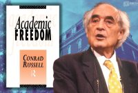Buku Buku Conrad Russell, Academic Freedom, Dianggap Ide Tradisional (Sumber: Grafis/Frensia)
