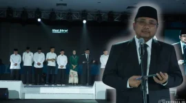 Gambar Deratan Prestasi Kemenag Yang Dibanggakan Gus Yaqut Di Acara Meet and Brief UIN KHAS Jember (Sumber: Istimewa)