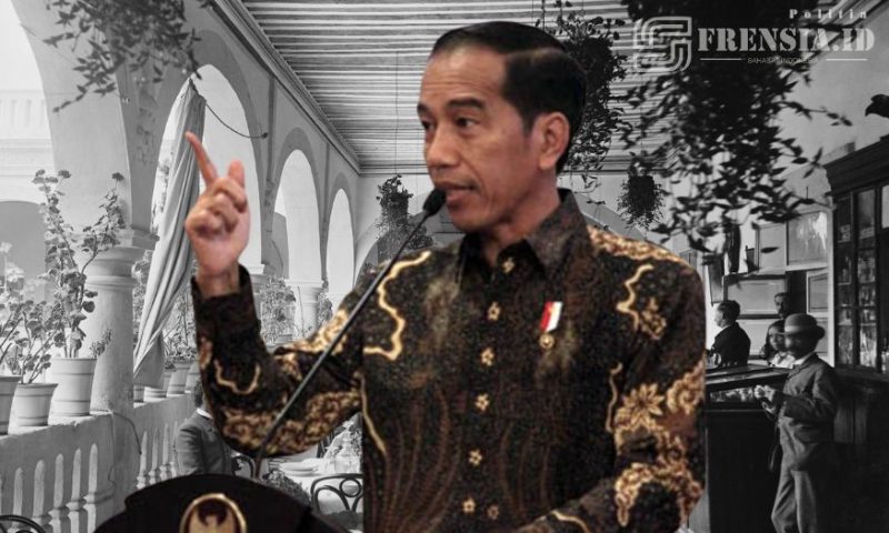 Gambar Jokowi Dianggap Oligarki Baru Yang Tak Lepas Dari Yang Lama (Sumber: Grafis/Frensia)
