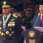 Presiden Jokowi saat menyampaikan Pidato HUT ke-79 TNI (Sumber: Biro, Media dan Informasi Sekretariat Presiden)