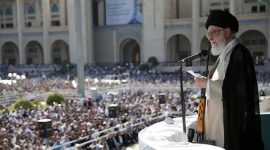 Ilustrasi gambar Ayatollah Sayyid Ali Khomaini sumber tangkapan layar liputan6