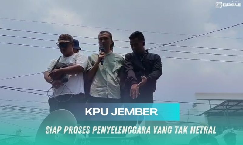 Gambar Berani Temui Massa Aksi, KPU Siap Proses Penyelenggara Yang Tak Netral (Sumber:Frensia/Faiq Alhimam)