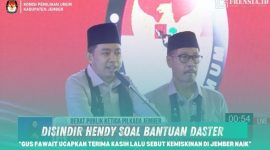 Gambar Disindir Hendy Soal Bantuan Daster, Gus Fawait Ucapkan Terima Kasih Lalu Sebut Kemiskinan di Jember Naik (Sumber: KPU Jember)